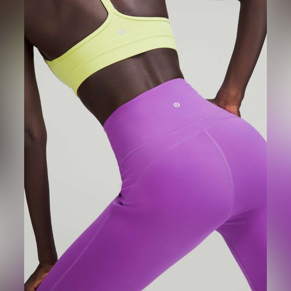 EUC Lululemon Groove Super High Rise Flared Pant Nulu Moonlit Magenta - Picture 4 of 6